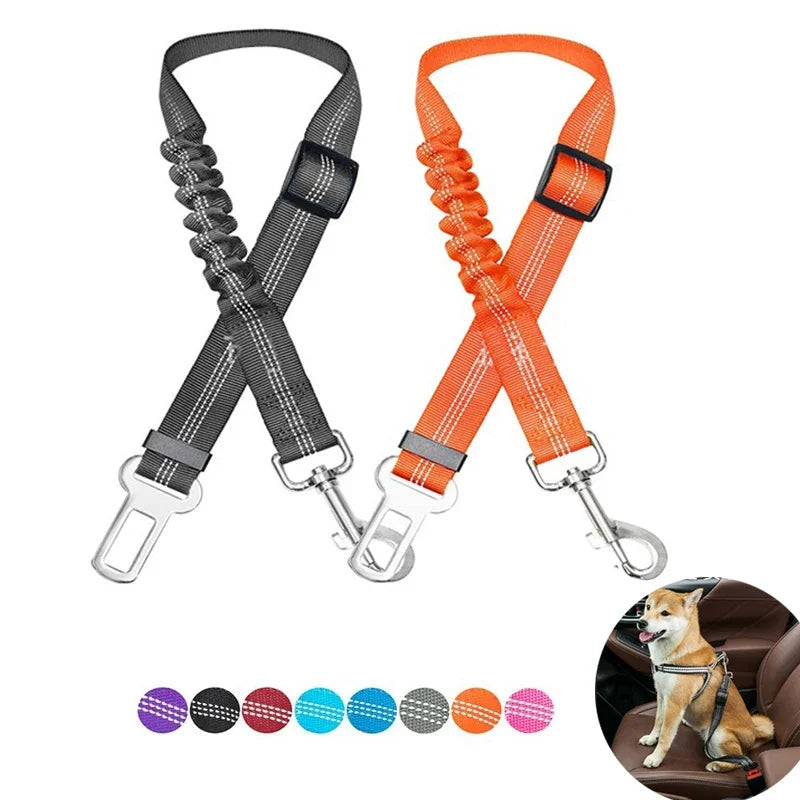 Dog Car Seat Belt – Adjustable, Durable & Available in Multiple Colors