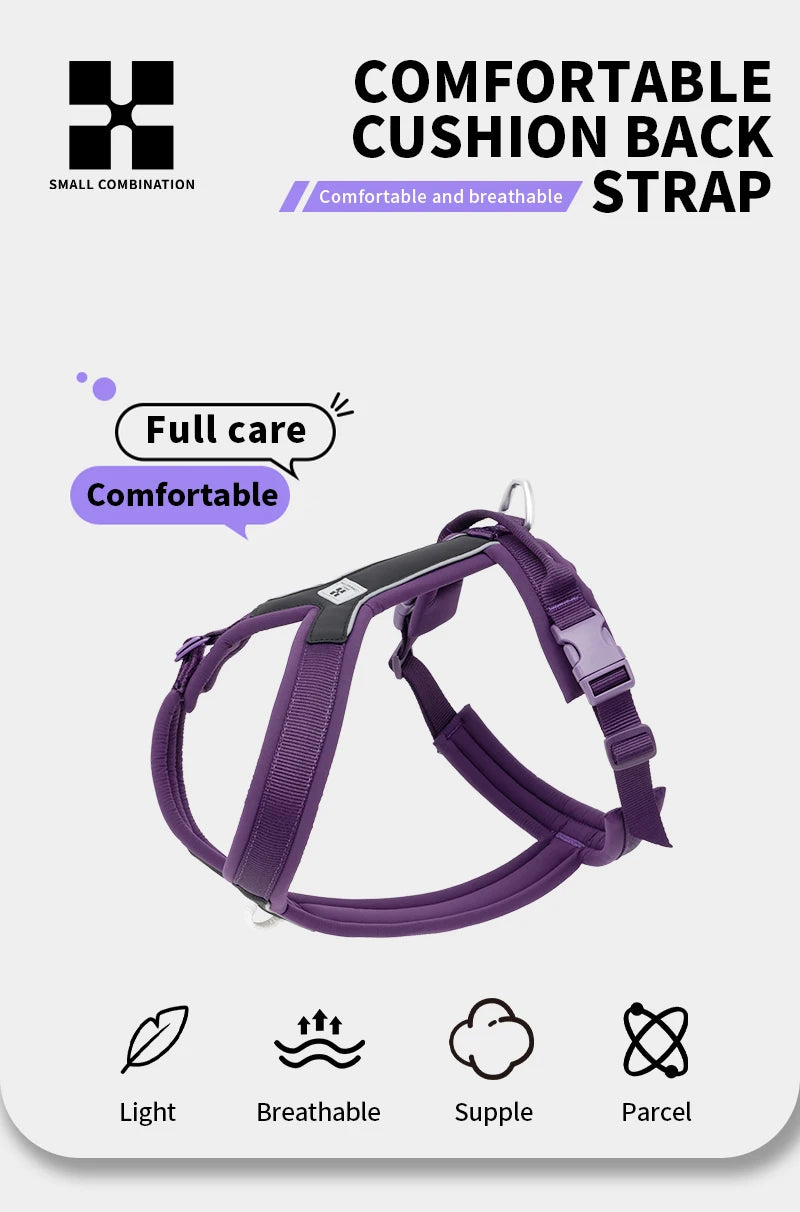 No-Pull Dog Harness – Reflective, Padded & Escape-Proof for All Sizes