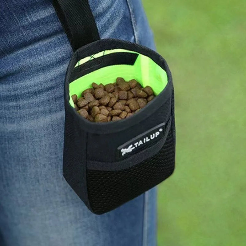 Dog Treat Pouch with Poop Bag Dispenser – 3-in-1 Walking Bag