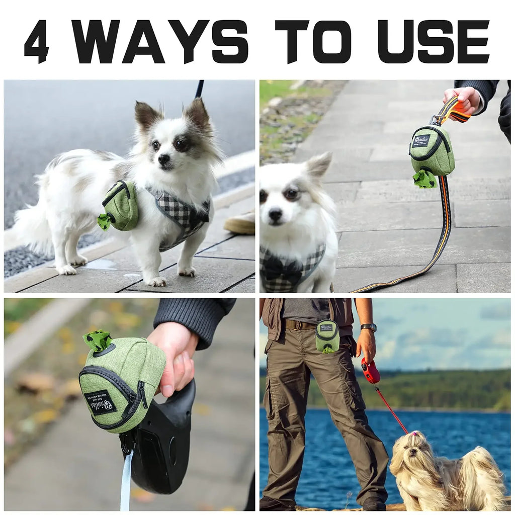 Multifunction Dog Training Bag – Treat Pouch & Poop Bag Dispenser