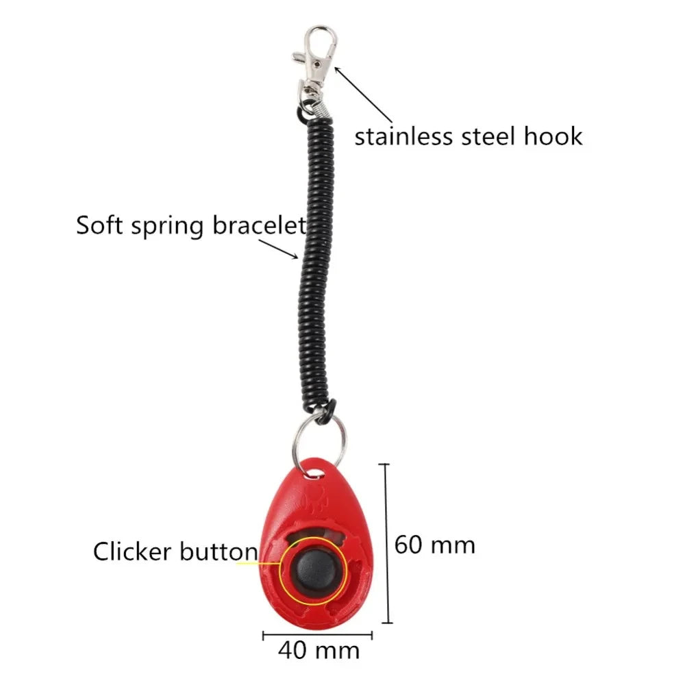 Dog Training Clicker with Wrist Strap – 7 Colors
