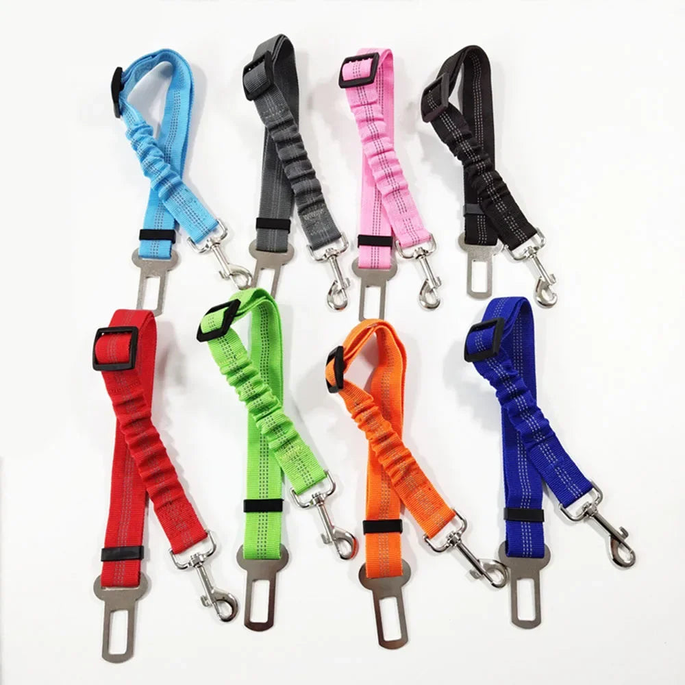 Dog Car Seat Belt – Adjustable, Durable & Available in Multiple Colors