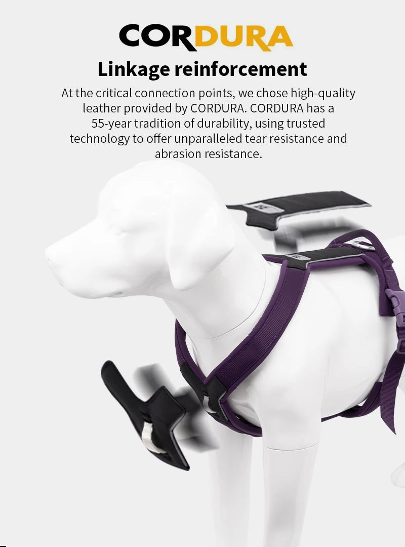 No-Pull Dog Harness – Reflective, Padded & Escape-Proof for All Sizes