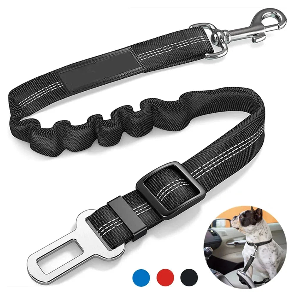 Dog Car Seat Belt – Adjustable, Durable & Available in Multiple Colors