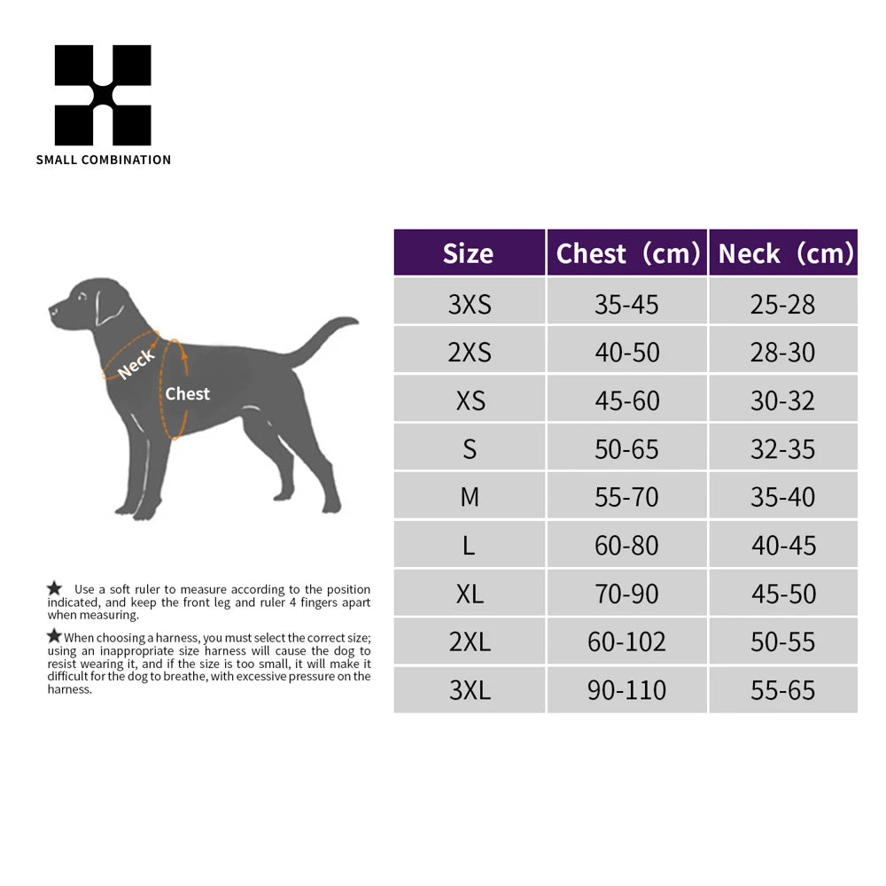 No-Pull Dog Harness – Reflective, Padded & Escape-Proof for All Sizes