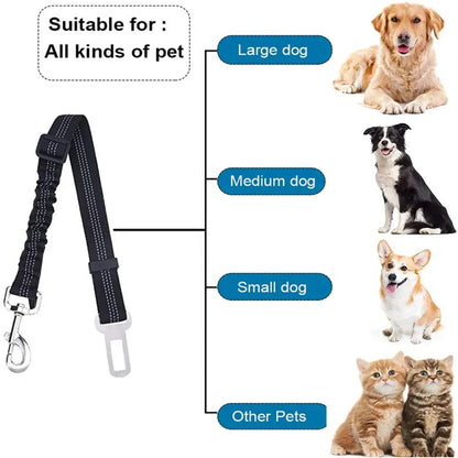 Easy Dog Car Seat Belt, Mutli Colors