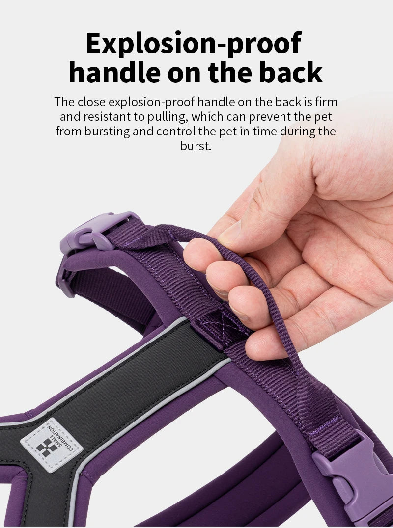 No-Pull Dog Harness – Reflective, Padded & Escape-Proof for All Sizes