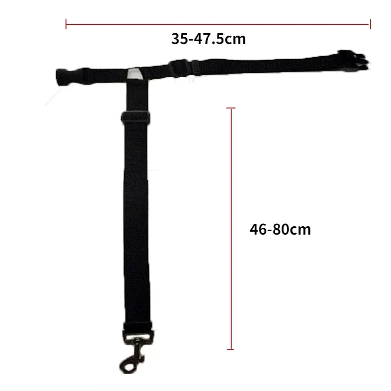 Pet Car Safety Belt – 2-in-1 Adjustable Seat Belt for Dogs & Cats