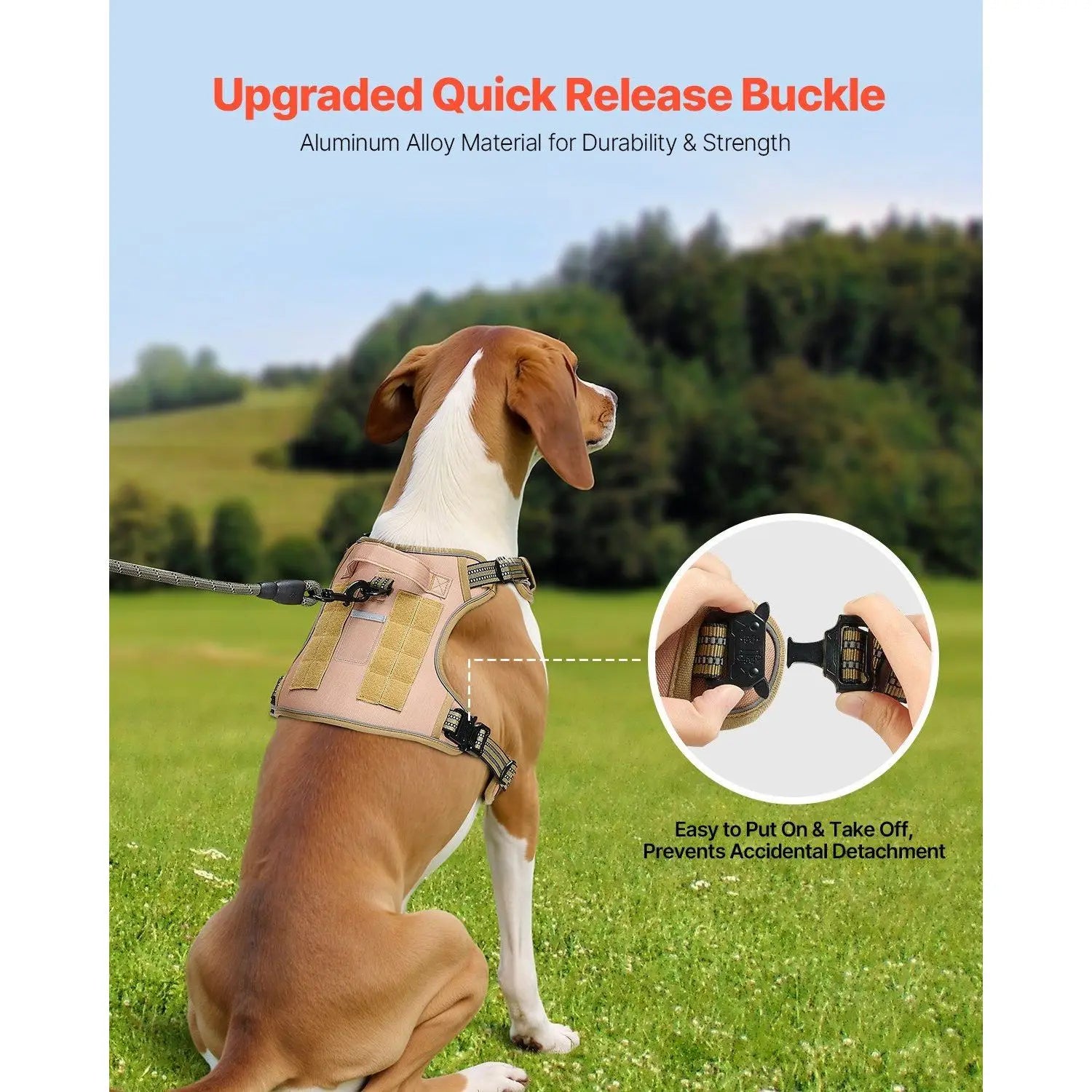 Premium No-Pull Dog Harness – Heavy Duty for Medium & Large Dogs