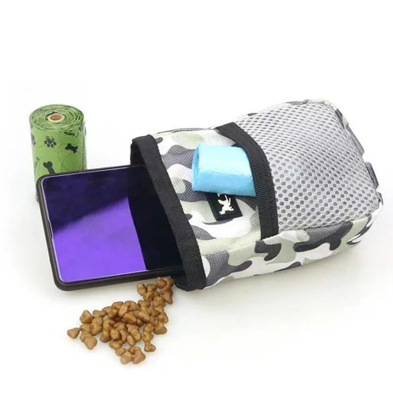 Dog Treat Pouch with Poop Bag Dispenser – 3-in-1 Walking Bag