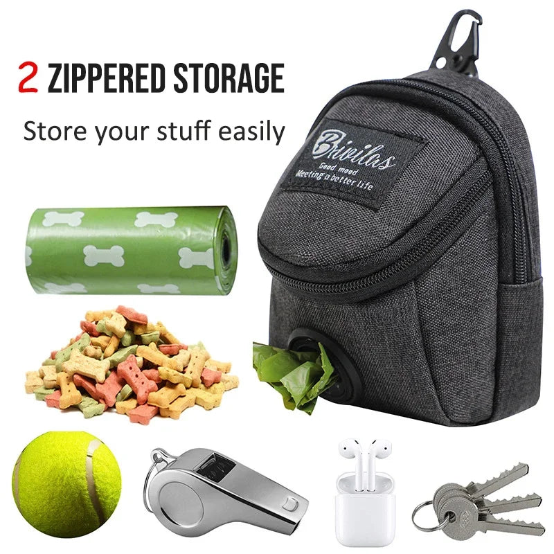 Multifunction Dog Training Bag – Treat Pouch & Poop Bag Dispenser