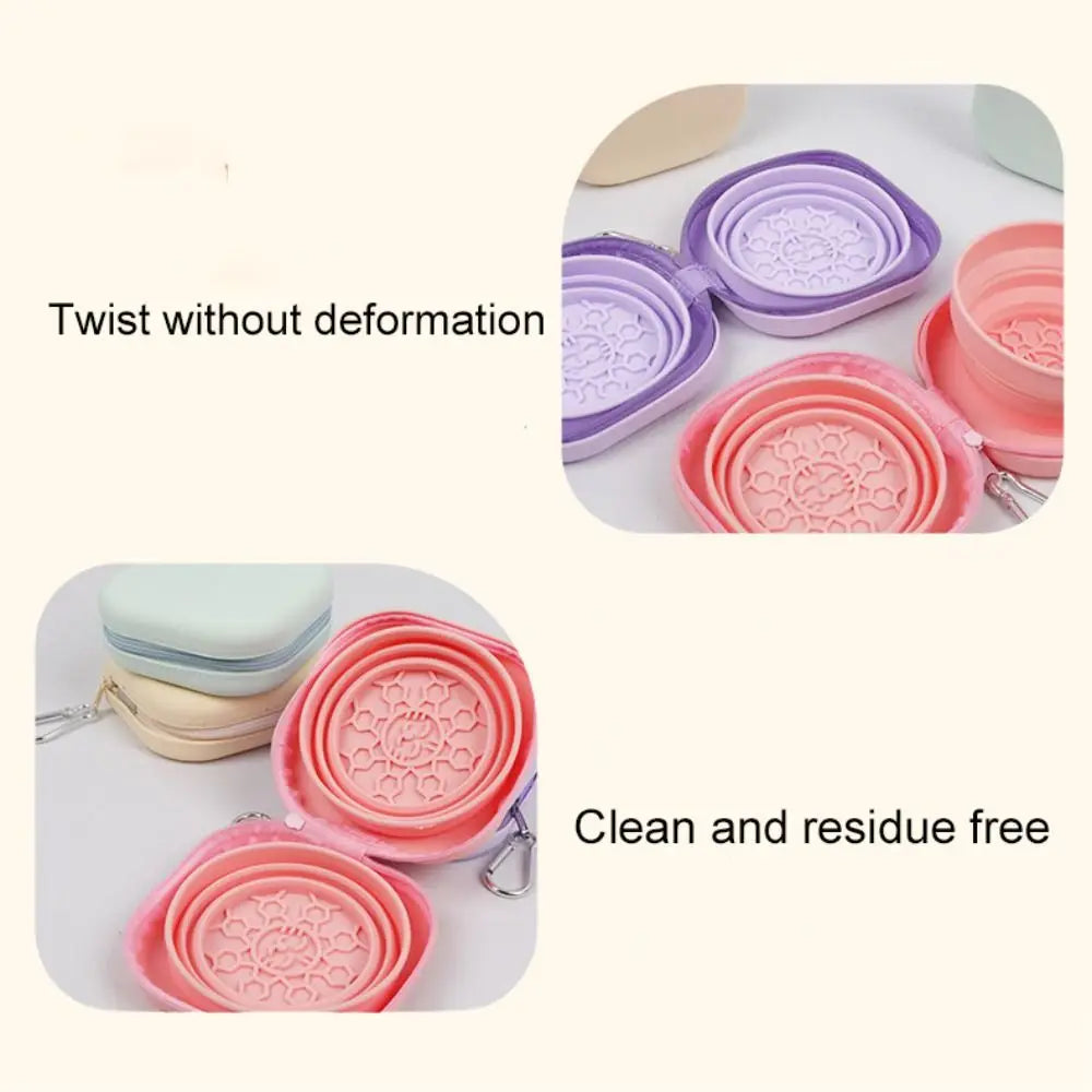 Portable Silicone Folding Pet Bowl – Food & Water on the Go