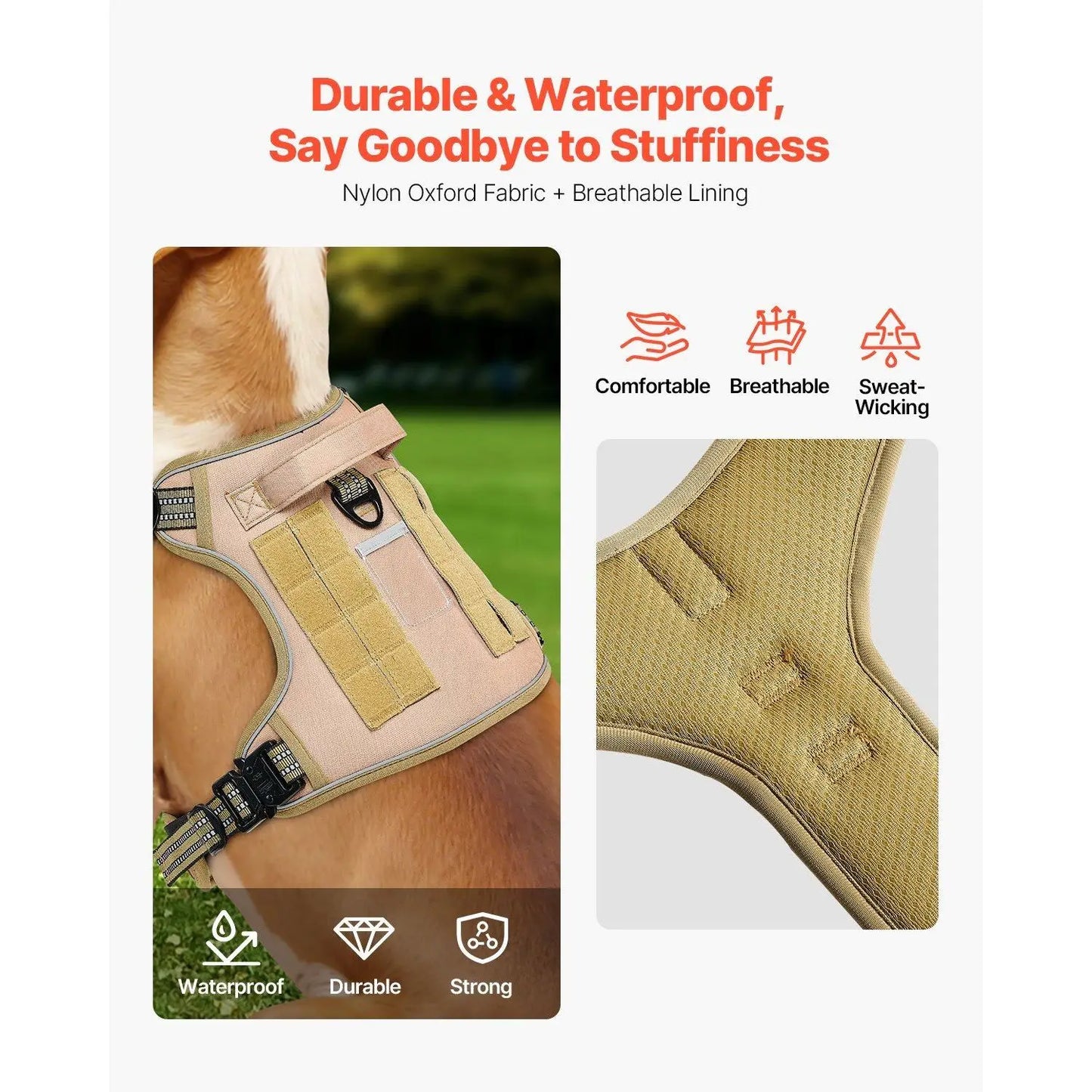 Dog Harness, No Pull Pet, High Quality