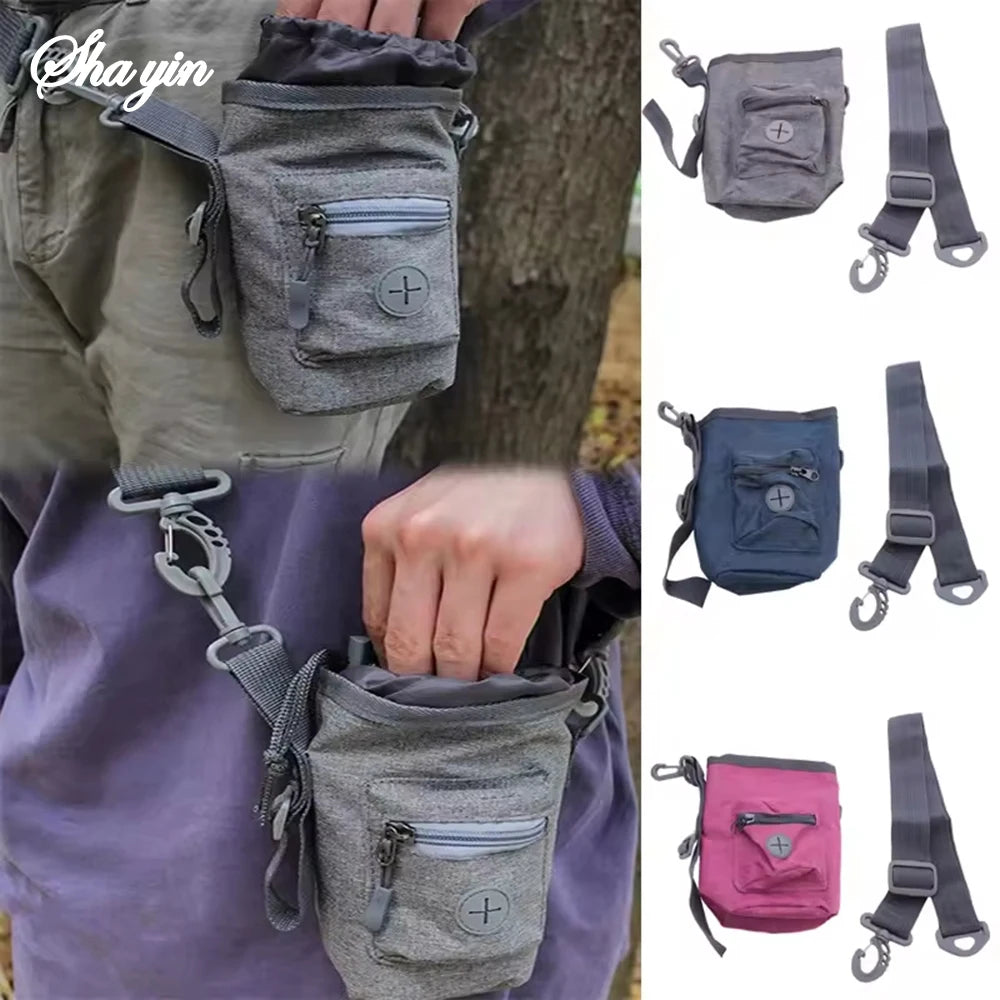Dog Treat Pouch – Hands-Free Training Bag with Waist Clip