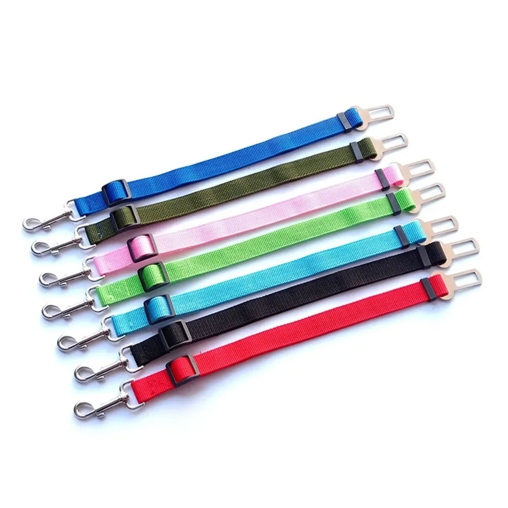 Dog Car Seat Belt – Adjustable, Durable & Available in Multiple Colors